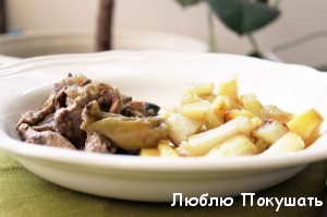 утка с яблоками рецепт с фото